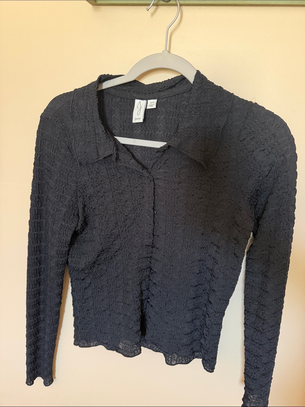 Textured Button Up